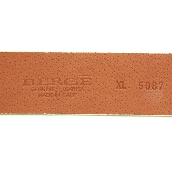 BERGE Italy Italian Patent Leather Women\'s Belt Python Green Nwt $150 main image 4